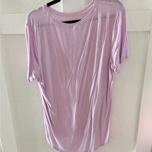Light Lavender Women's Short Sleeve Top